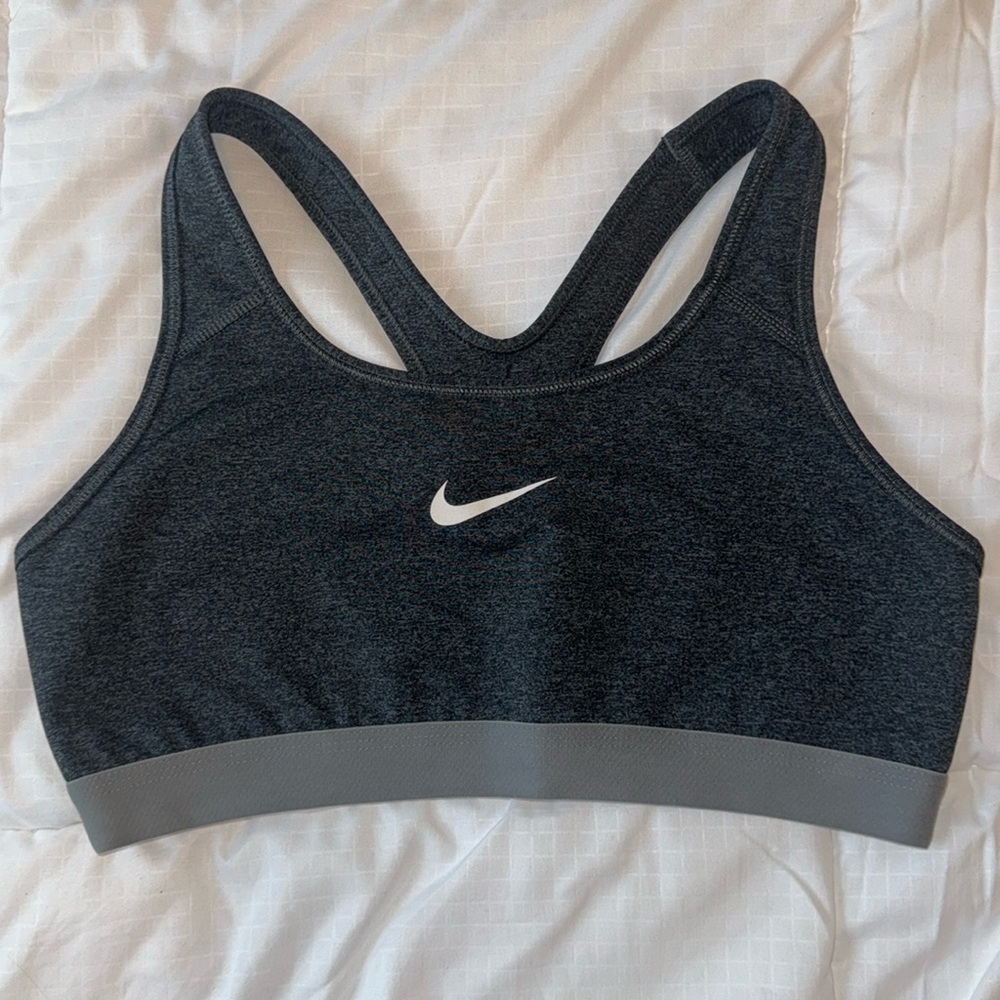 Nike Sports Bra - Dark Gray - Size Large